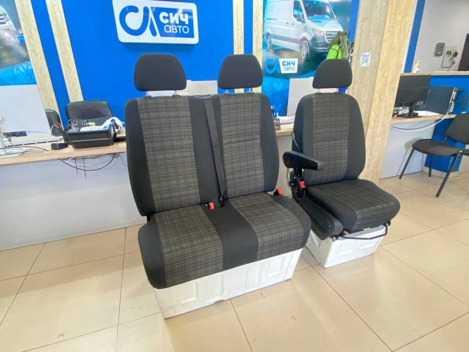 Сиденье Спринтер 906 двойное пассажирское Sprinter разборка Крафтер шрот запчасти