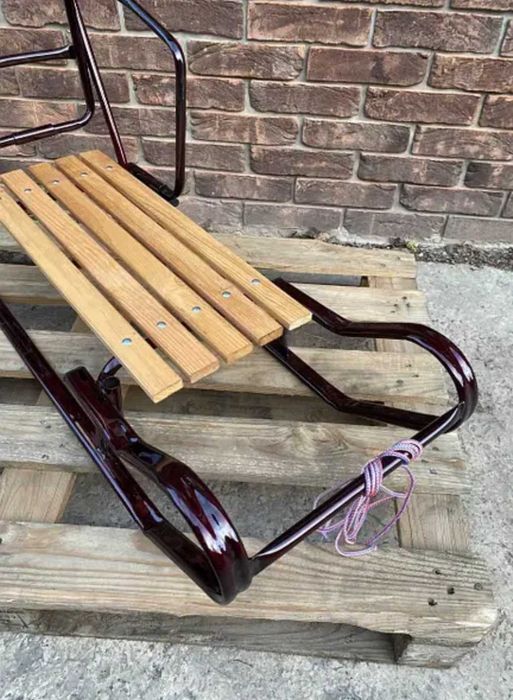 Сани бордові Королівські санки