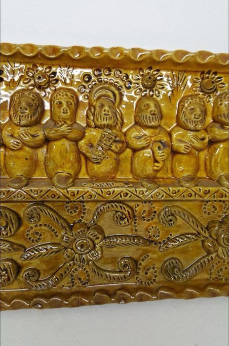 Placa da uktima ceia de cristo da fetamista Rosa Ramalho