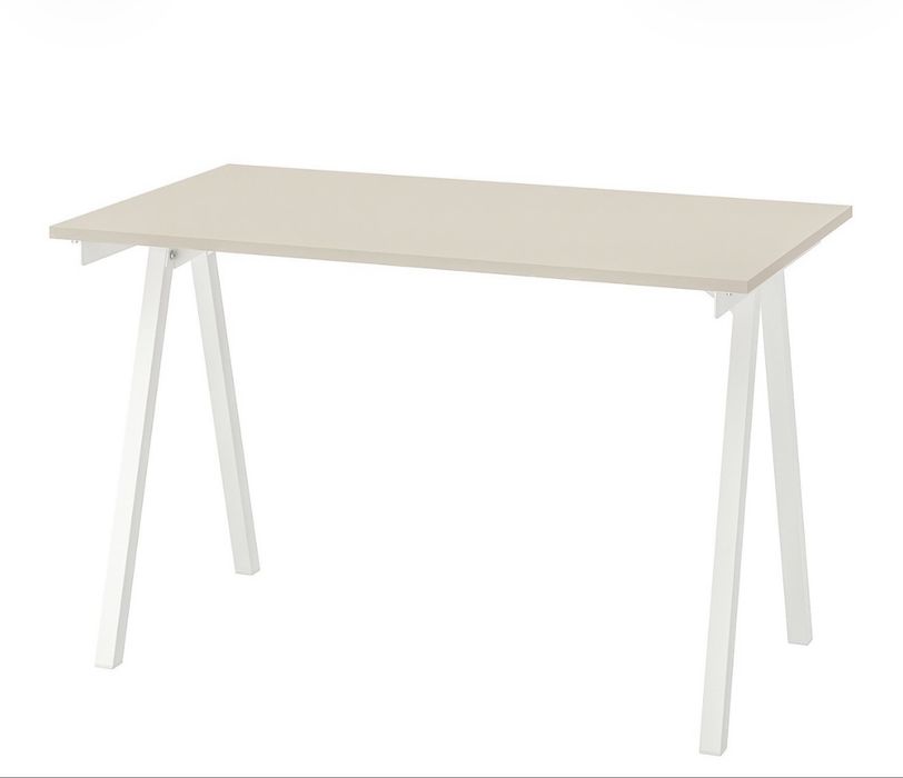 Secretária IKEA TROTTEN 120x70 com passa-cabos - bom estado