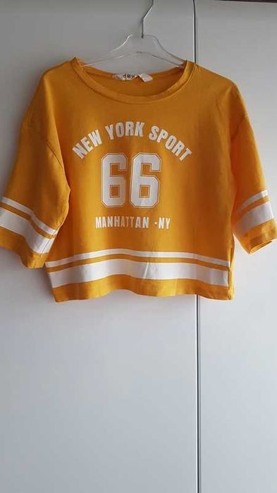 Nowość 2024:) krótka bluzeczka H&M roz 146/152