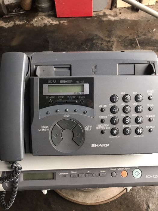 Продам факс SHARP UX-68 бу рабочий