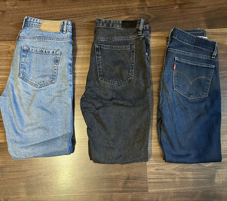 Джинси 34 розмір Mango, Zara, Levis