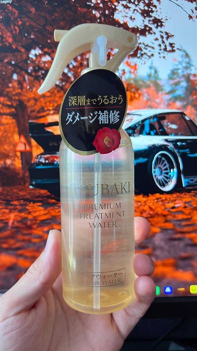 Спрей для захисту й відновлення волосся tsubaki premium repair hair water 210ml