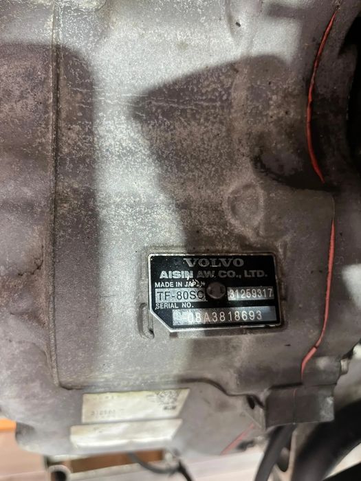Caixa de Velocidades Volvo S60/S80/XC90/V70 2.4D Ref: TF80SC/31259317/D5244T