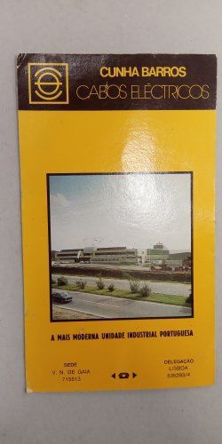 Calendário 1978 Borges Irmão PSD, postais , Cunha e Borges tabela.