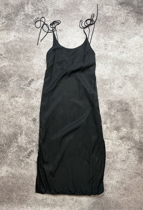 Женский летний черный лофт сарафан Zara Xs оригинал платье