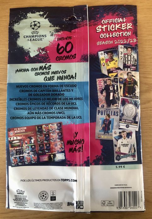 Album/Multipack/Boosters Champions League Topps