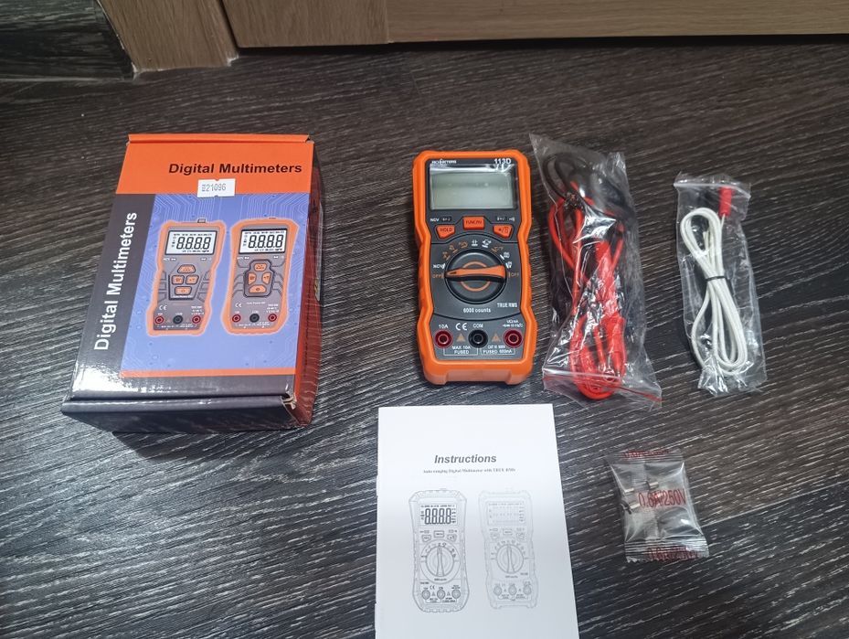 Мультиметр автомат Richmeters RM113D, True RMS, NCV, 6000 вычетов