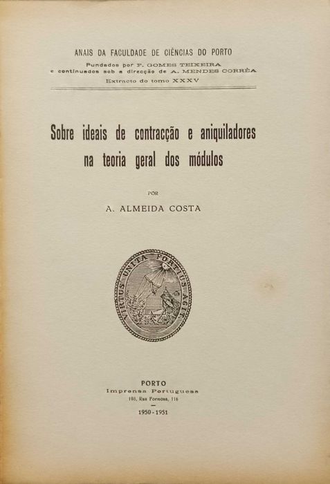 Sobre ideais de contracção e aniquiladores na teoria geral dos módulos