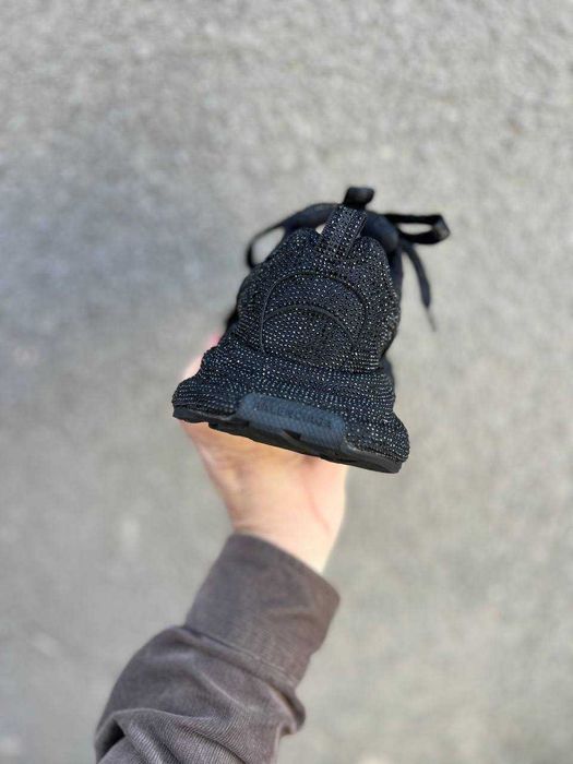 !SALE! Balenciaga 3XL Swarovski Triple Black 36 37 38 39 40 41 42