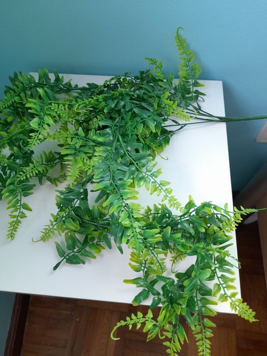 Conjunto de 4 plantas artificiais (feto)