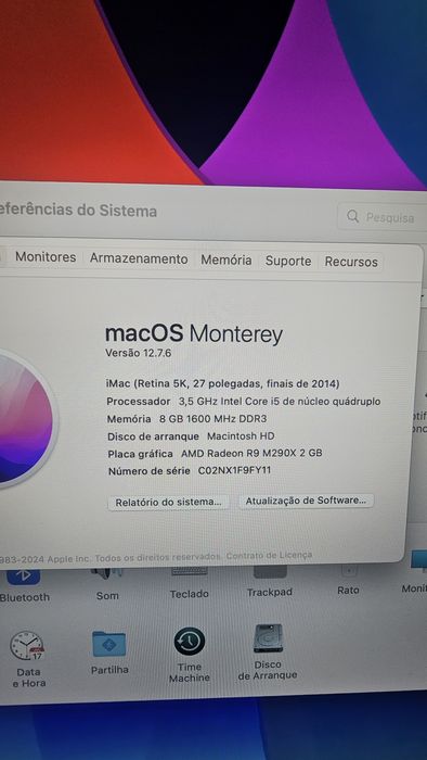 Imac de 27 polegadas