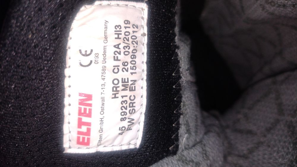 Ботинки пожарного черевики пожежні берцы ELTEN 45