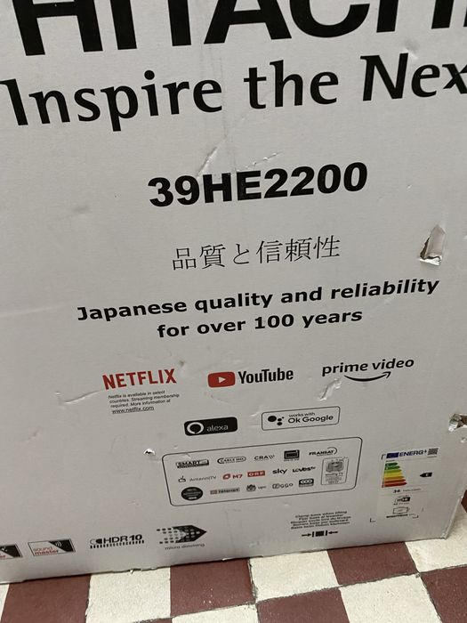 Smart Tv Hitachi nova 39"