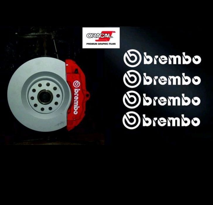 Наклейки на суппорта брембо brembo subaru для авто автомобиля