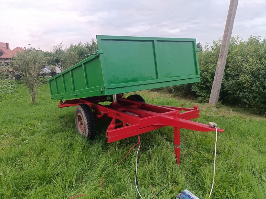 Przyczepa wywrotka kiper elektryczny