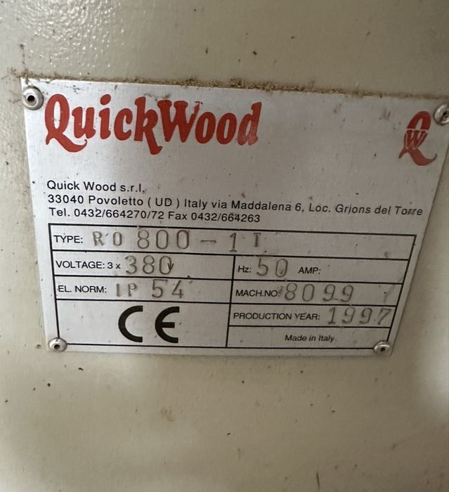 Szlifierka szczotkowa QuickWood System RO 800-1T