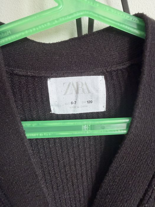 Sweter sweterk rozpinany kardigan Zara 122/134