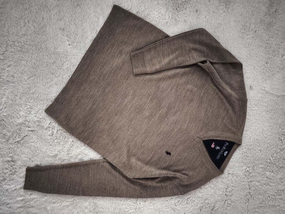 Sweter męski beżowy