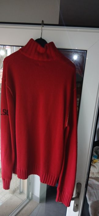 Casaco vermelho de Lã