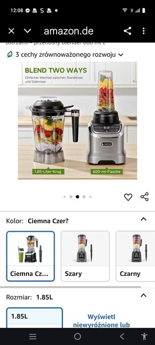 Blender kielichowy -Amzchef