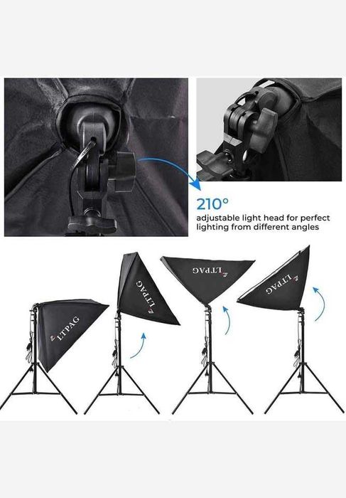 Kit estúdio fotografia + vídeo + Iluminação completo
