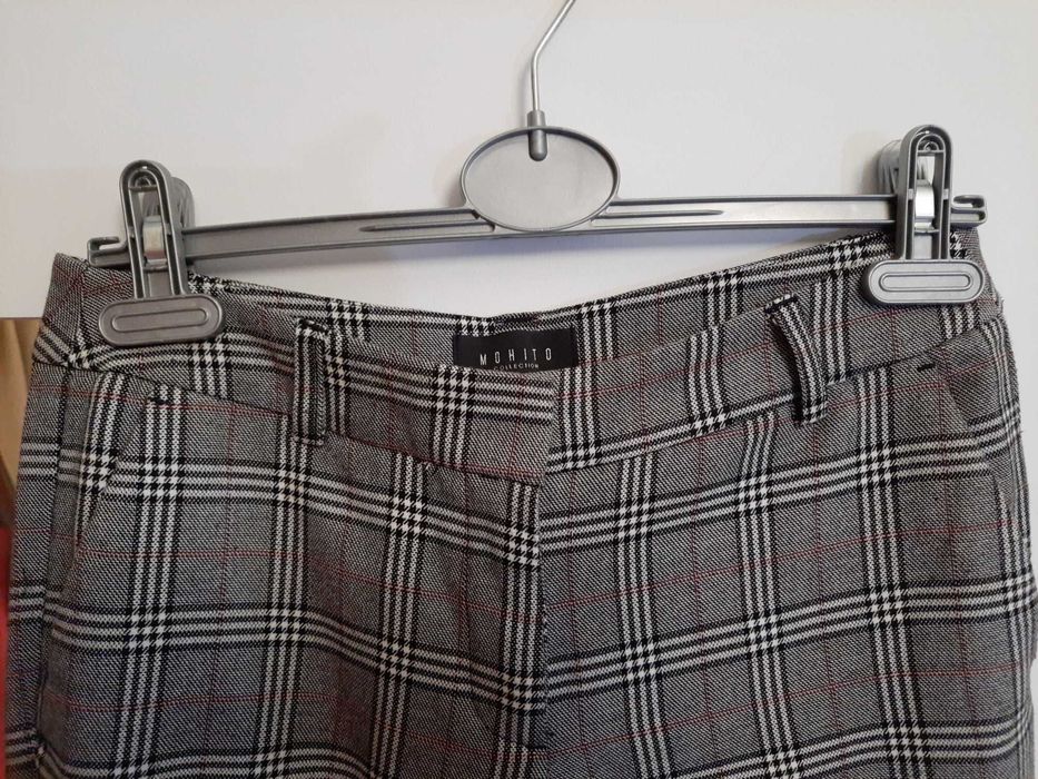 Spodnie Mohito 36 krata