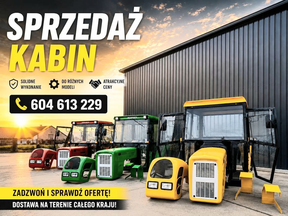 Kabiny ciągnikowe C-330 C-360 MF T-25 Bizon | Transport | Promocja