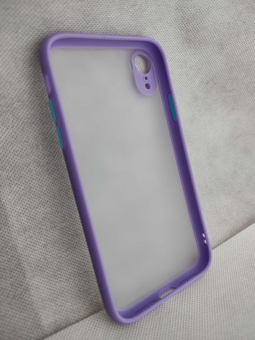 NOWE Etui CASE Fioletowa RAMKA Apple Iphone XR | Sklep FV23