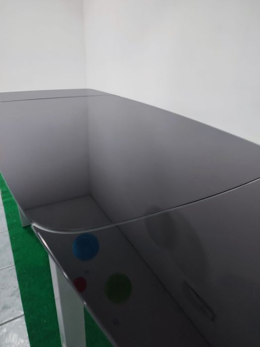 Mesas de vidro extensíveis