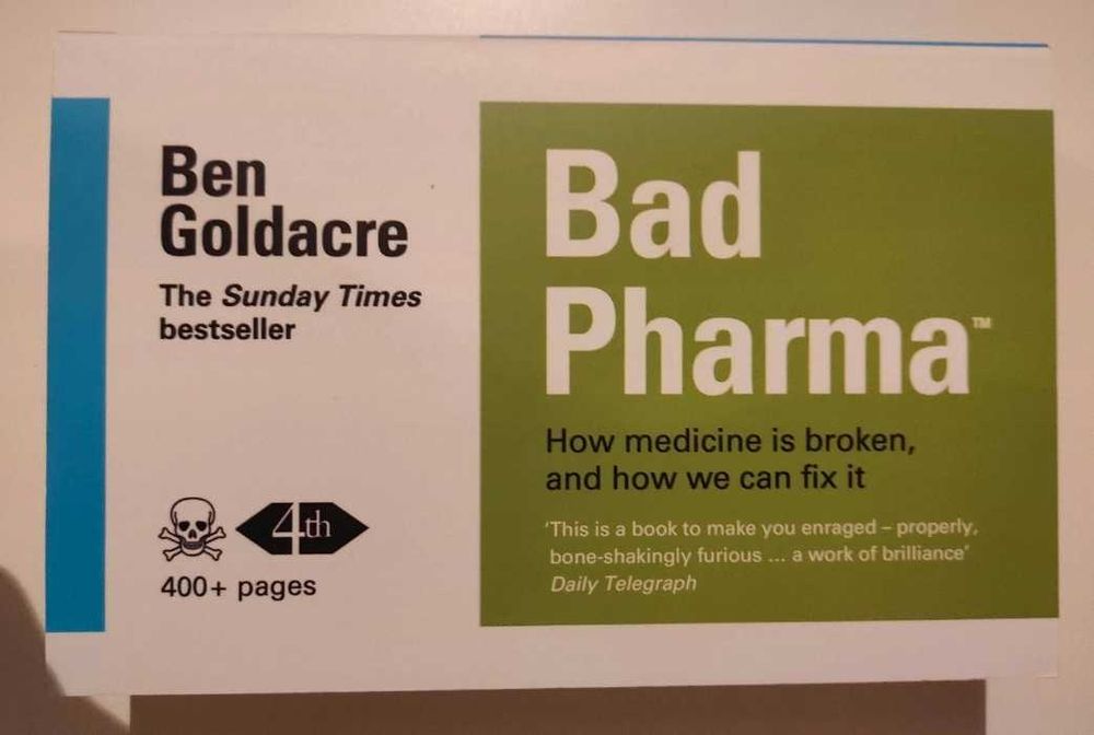 Ben Goldacre Bad Pharma (Novo-PORTES INCLUIDOS)