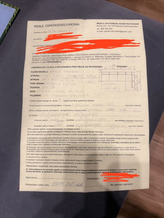 Narożnik APOLLO stan nowy