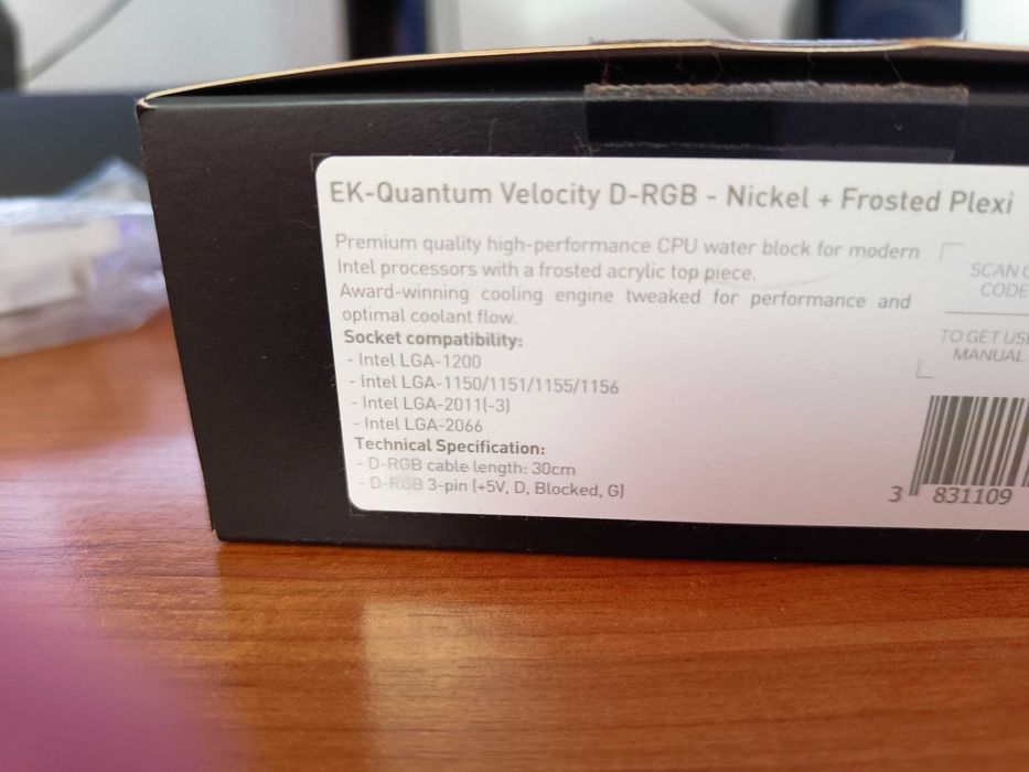 Bloco Watercooling EKWB Quantum Velocity + Extras