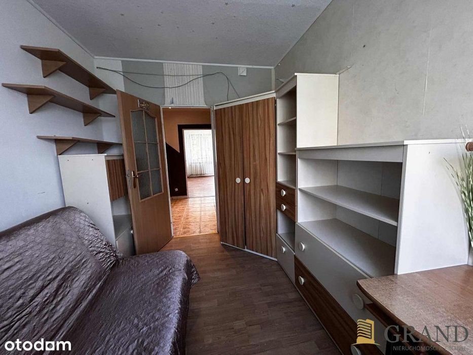 2 pokoje na parterze  z balkonem