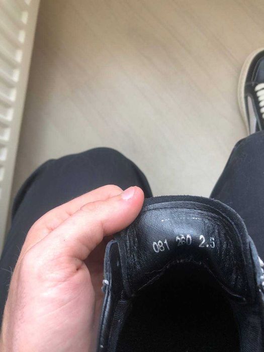Кросівки Rick Owens Vans Black | Drkshdw Vintage Ramones