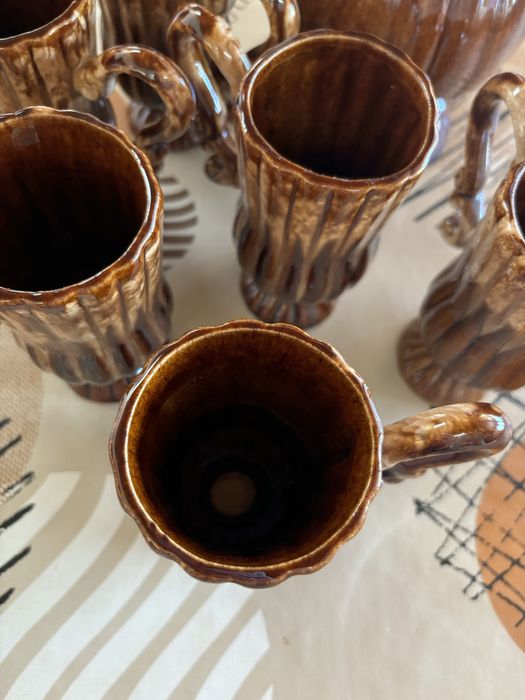 Pitcher + 6 Handle Cups Set446354224558919683