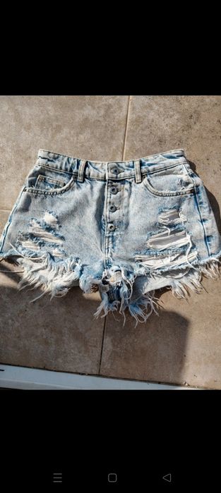 Spodenki dżinsowe Bershka, rozmiar S.