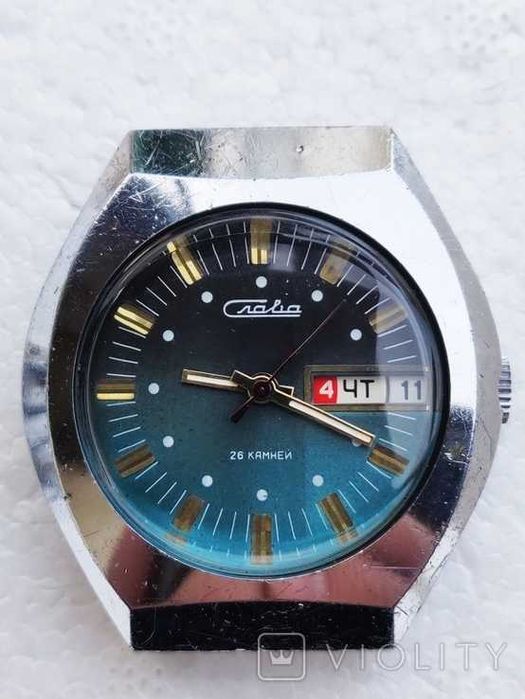 Часы Слава механические на ходу производство СССР sk563