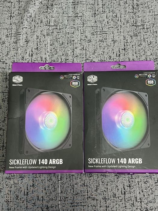 Кулер cooler master sickleflow 140 argb