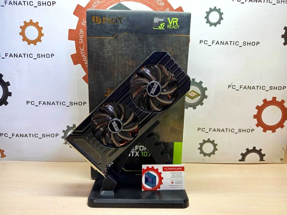 Відеокарта Palit GeForce GTX 1070 Ti Dual 8GB GDDR5 (256bit)