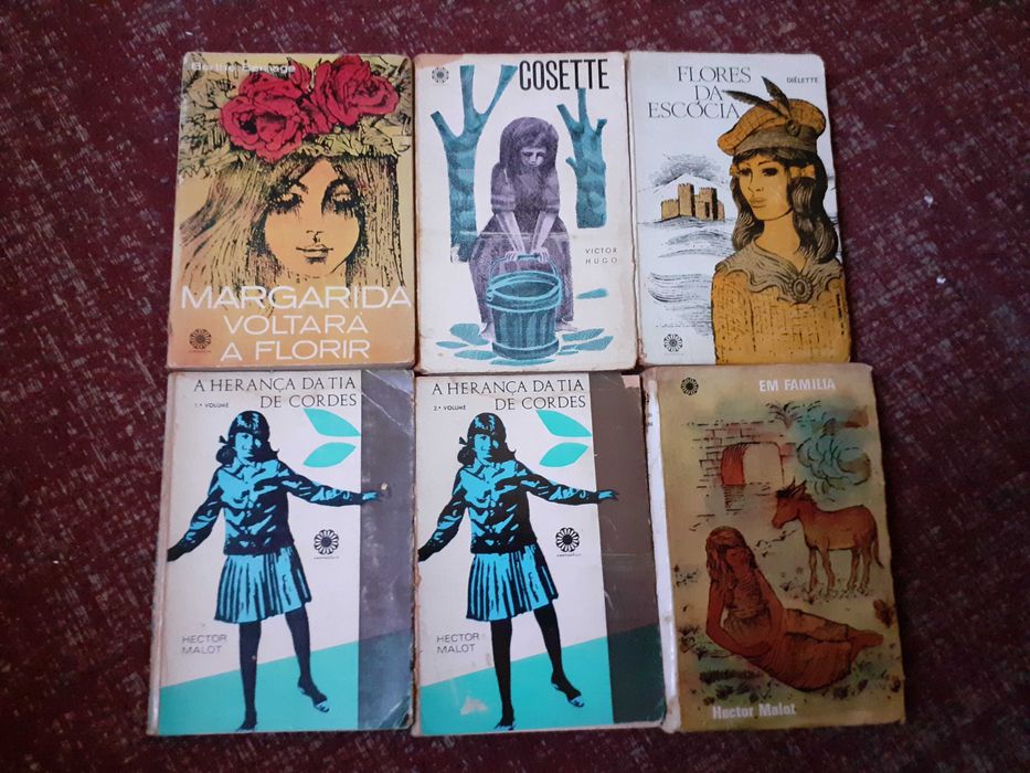 António Sérgio, Bonzon,Urici, Blyton, Alcott, Hector Malot, Darré