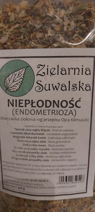 Zioła dla kobiet Niepłodność endometrioza