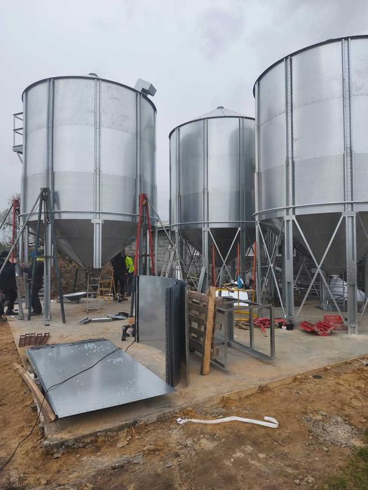 Silos lejowy 129 ton - zbiornik na zboże - szybki termin - polski