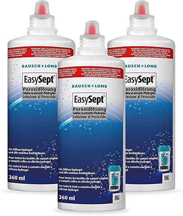 Płyn oksydacyjny do soczewek EasySept 360 ml bez konserwantów