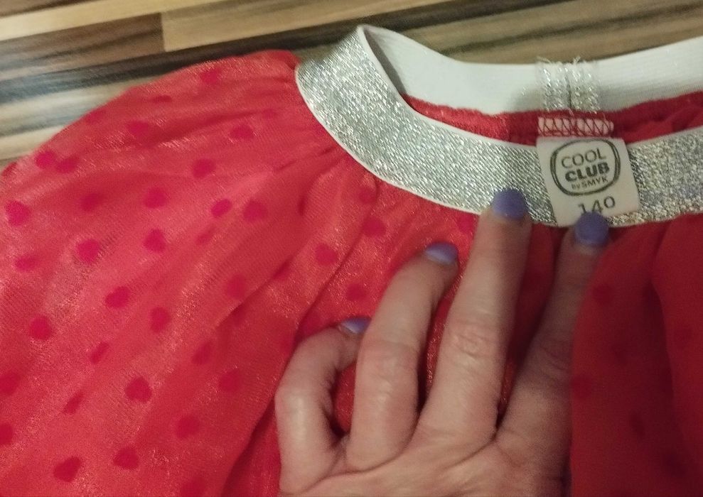 Spódnica tiulowa dla dziewczynki w rozmiarze 140