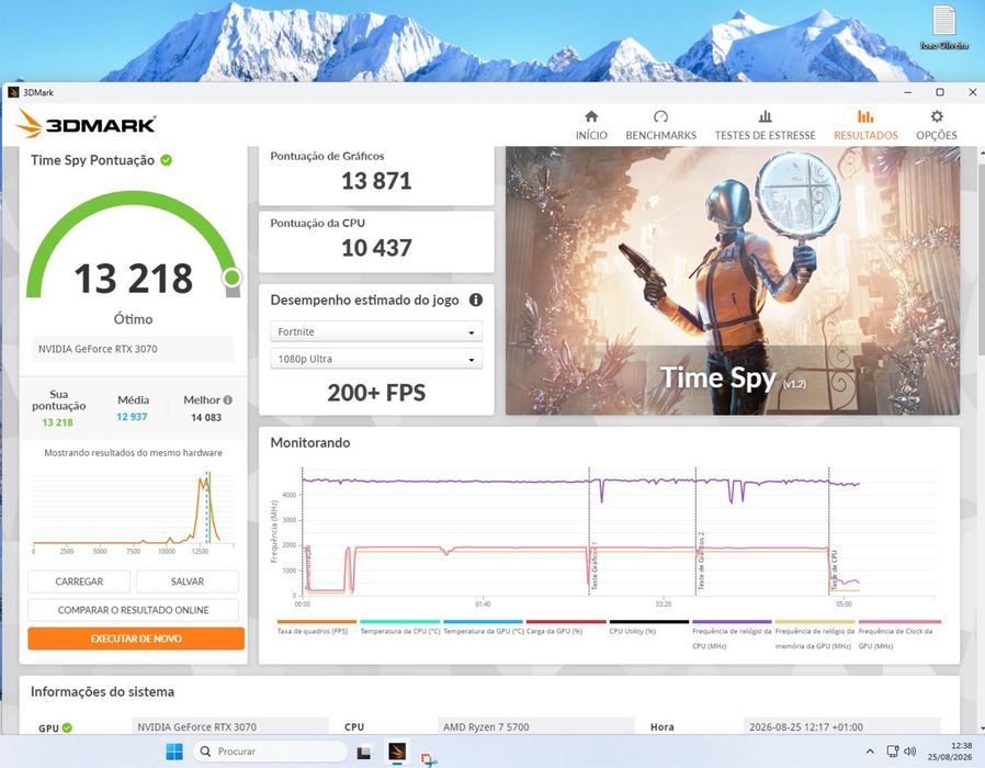Pc gamer - Ryzen 7 5700  |  RTX 3070 8GB  |  32Gb