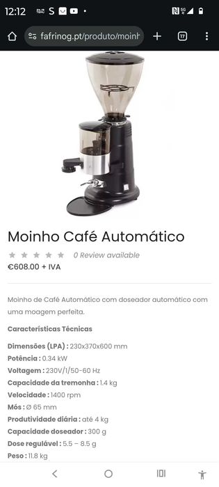 Moinho de café .