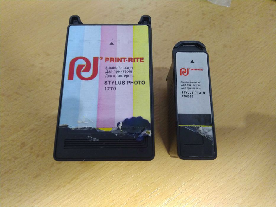 Картриджі різні для струйних принтерів Canon, Epson Stylus, Epson