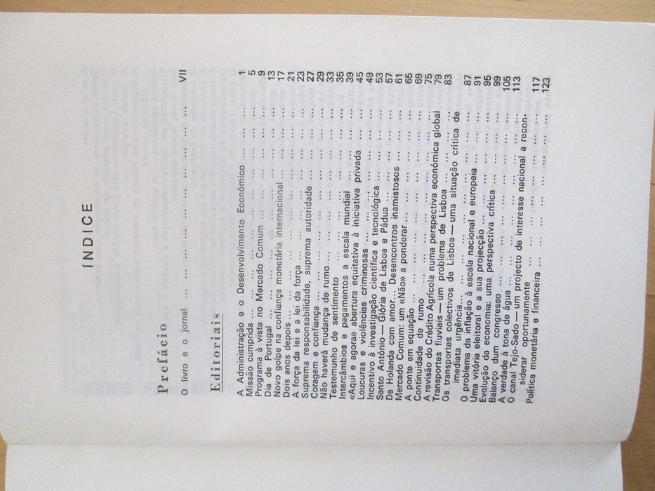 Temas Portugal editoriais e pontos de vista do J. Comércio 1972|1973